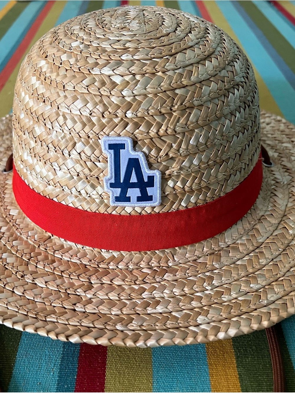 OnePiece "Luffy" LA Dodgers Straw Hat